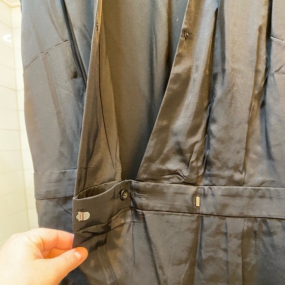 LAST Call Black Silk-Like Romper - Picture 2 of 5